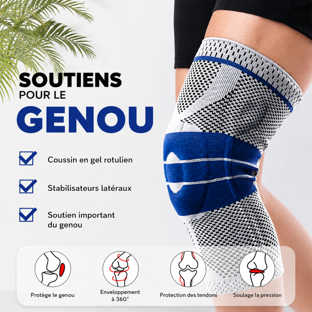 Genouillère bande knee support, pour soulager les douleurs articulaires, l'arthrite, le Fitness.