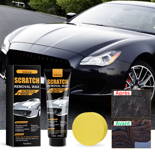 Cire anti-rayures pour carrosserie - Crème de polissage pour rayures
