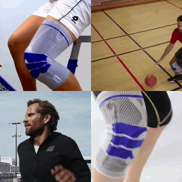 Genouillère bande knee support, pour soulager les douleurs articulaires, l'arthrite, le Fitness.